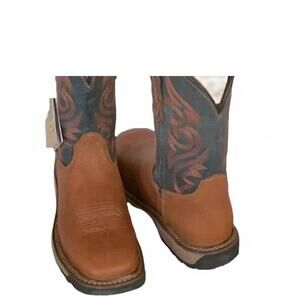 NEW CEBU men's nebraska boots in tan